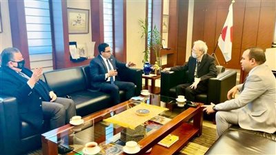 سفير اليابان لرئيس حزب المؤتمر: نتطلع لتوسيع أوجه التعاون مع مصر
