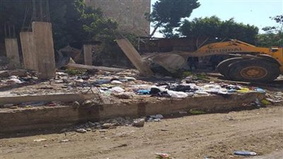 إزالة تعديات على أرض 