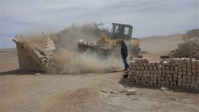 استرداد 2500 فدان أملاك دولة بمجلس قروي البرشا بالمنيا