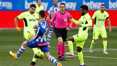 أتليتكو مدريد يفوز على ديبورتيفو الافيس بهدف نظيف في الدوري الإسباني