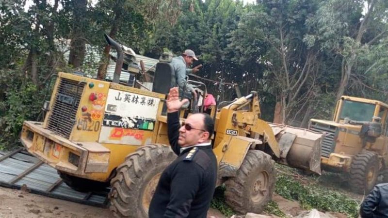 جانب من إزالة التعديات