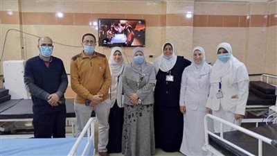 البدء التجريبي لوحدة الكلى بمستشفى أدفينا  بالبحيرة