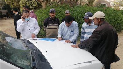 استرداد 240 فدان أملاك دولة من غير الجادين بوادى النطرون