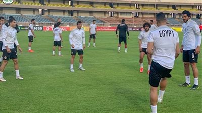 منتخب مصر يختتم تدريباته لمواجهة كينيا