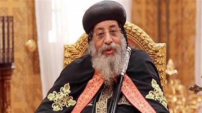 البابا تواضروس يلقي عظته الأسبوعية من المقر البابوي بالعباسية