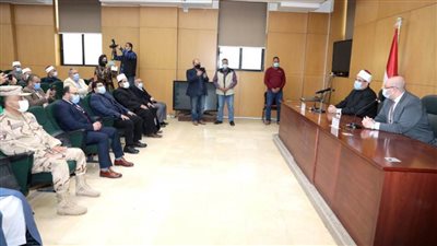 وزير الأوقاف ومحافظ بني سويف يلتقيان أئمة ودعاة بني سويف