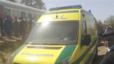 الصحة: 108 مصابين و32 وفاة في حادث تصادم قطارين بسوهاج