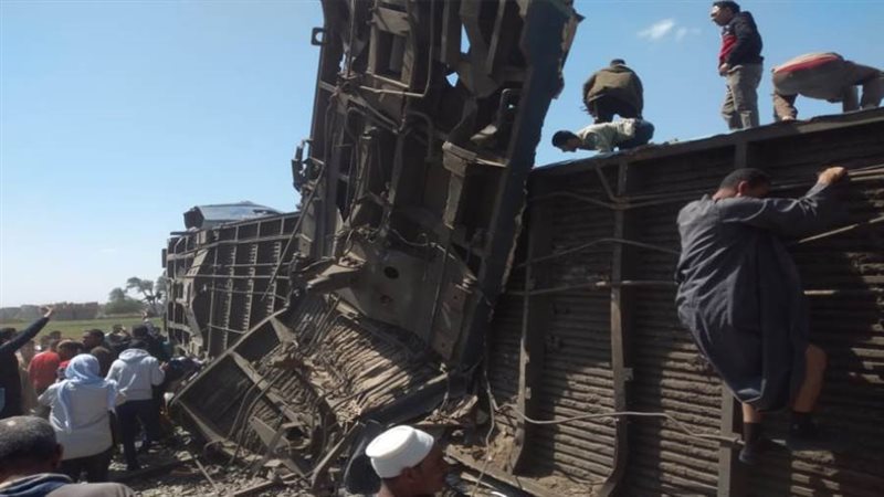 حادث اصطدام قطارين