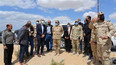 متابعة تنفيذ مشروعات حياة كريمة بقري القنطرة شرق 