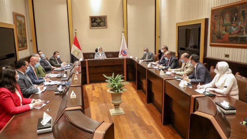 اجتماع وزيرة الصحة