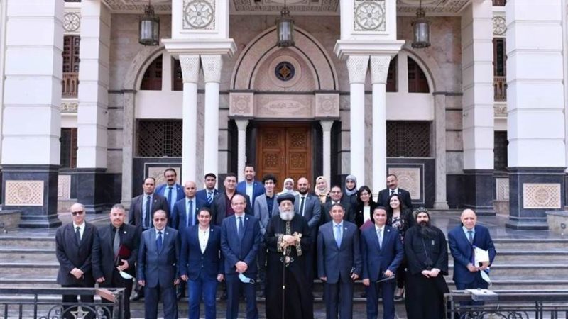 البابا تواضروس ووفد