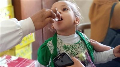 خلال 3 أيام.. تطعيم 15.8 مليون طفل ضد شلل الأطفال