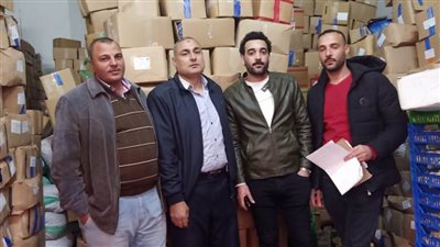 ضبط 15 ألف عبوة مواد غذائية غير صالحة للاستهلاك الآدمي بالبحيرة