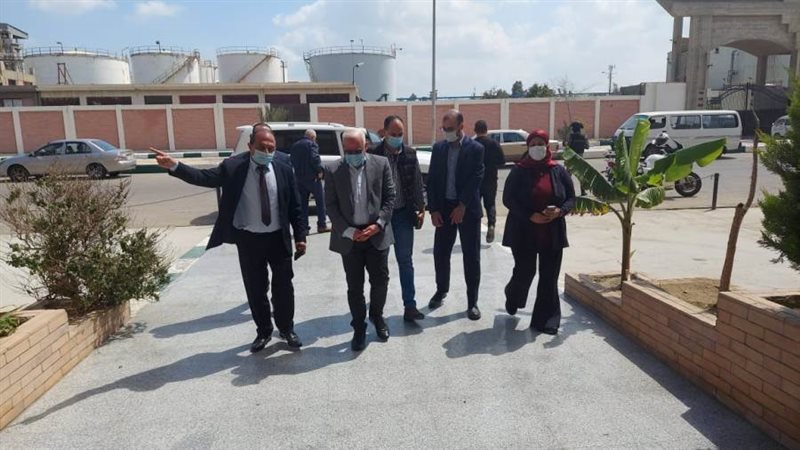 محافظ بورسعيد خلال