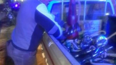 ضبط 20 شيشة وغلق محل تجاري في حملة بحي شرق سوهاج