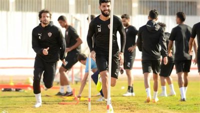 الزمالك يختتم تدريباته قبل السفر إلى الجزائر