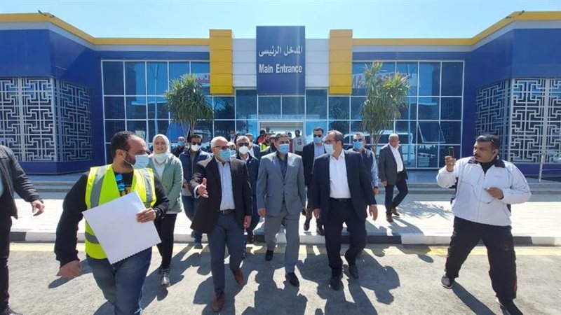 خلآل تفقد المشروع