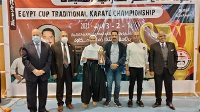 بالصور.. احتفالية رائعة وتوزيع كؤوس في ختام بطولة كأس مصر للكاراتيه التقليدي