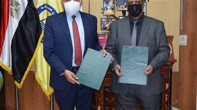 بروتوكول بين جامعة بنى سويف والبنك الأهلي لخدمات التحصيل الإلكتروني