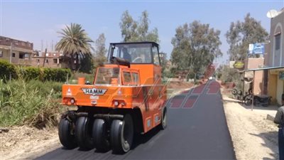 محافظ كفر الشيخ: استمرار  أعمال الرصف بمراكز ومدن المحافظة