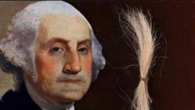 بيع خصلة شعر جورج واشنطن في مزاد