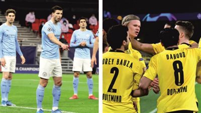 موعد مباراة مانشستر سيتي ضد بروسيا دورتموند في دوري أبطال أوروبا والقنوات الناقلة