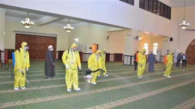 استعدادًا لشهر رمضان.. انطلاق حملة نظافة وتعقيم المساجد 