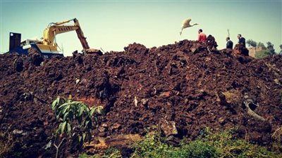 إزالة ٥١٨ حالة تعد على نهر النيل بالدقهلية