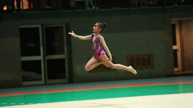 ريتال رزق خلال بطولة