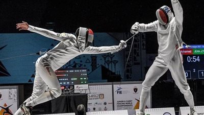 محمد ياسين يفوز بفضية سلاح سيف المبارزة شباب ببطولة العالم والسيد يحصد البرونزية 