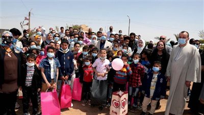 يوم ترفيهي لـ60 طفلا وطفلة بواحة ميدوم ببني سويف