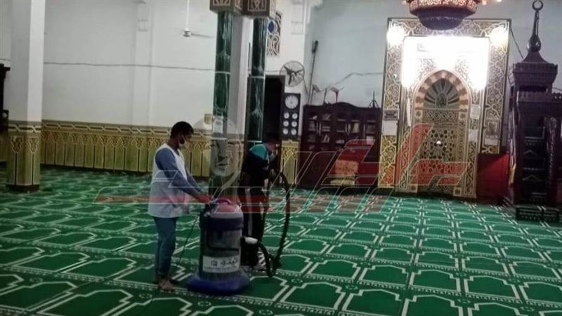تعقيم المساجد بالمنوفية