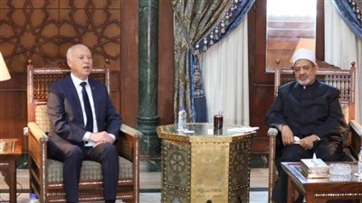 الرئيس التونسي والإمام الأكبر يتفقان على تشكيل لجنة علمية لخدمة الثقافة الإسلامية