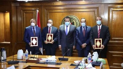 بروتوكول تعاون بين جامعة العريش وأكاديمية البحث العلمي لتدريب الطلاب