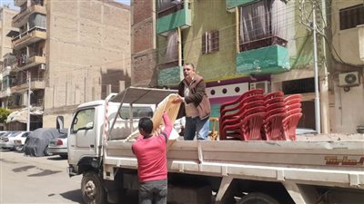 رفع 555  حالة إشغال طريق فى حملة مكبرة بالبحيرة (صور)