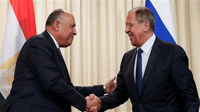 شكرى ولافروف يبحثان القضايا الإقليمية والدولية ذات الأولوية للدولتيّن