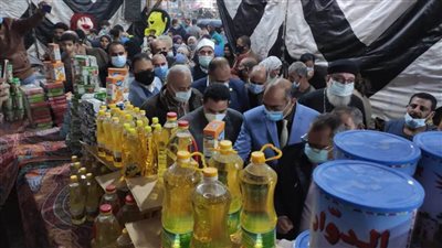 افتتاح معرض أهلا رمضان لبيع السلع الغذائية بأسعار مخفضة في المنيا