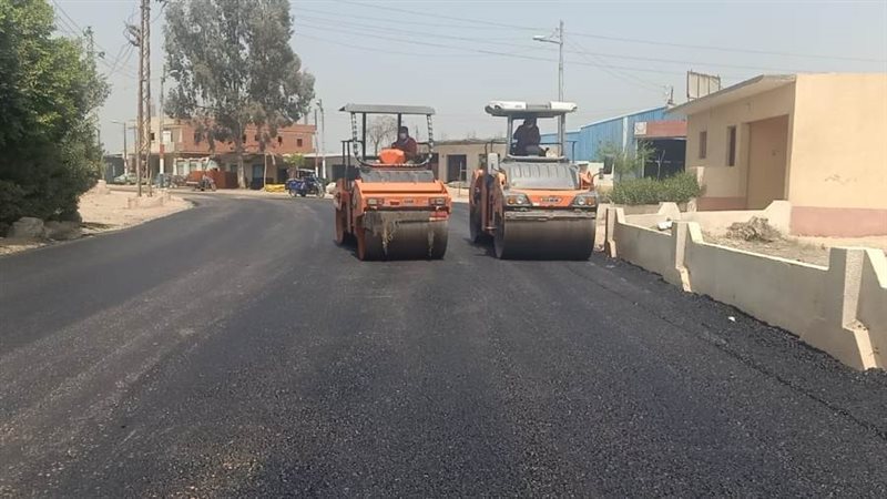 رصف الطرق بالبحيرة