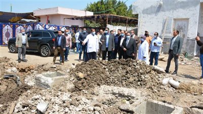 محافظ الدقهلية يتابع ذبح الماشية لتوزيعها على الأسر الأولى بالرعاية