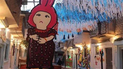 بالصور..  شارع عين جالوت بالاسكندرية تحفة فنية