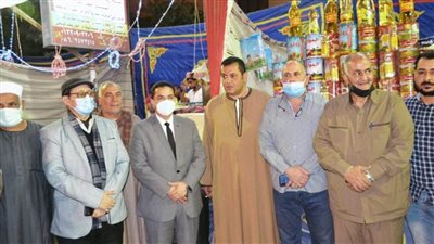  افتتاح معرض أهلا رمضان لبيع السلع الغذائية بأسعار مخفضة بالمنبا