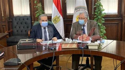 وزيرا الزراعة والإنتاج الحربي يبحثان التعاون في تطوير مراكز تجميع الألبان