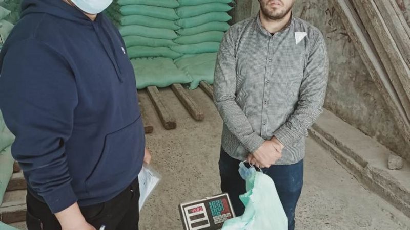 جانب من الحملة التموينية