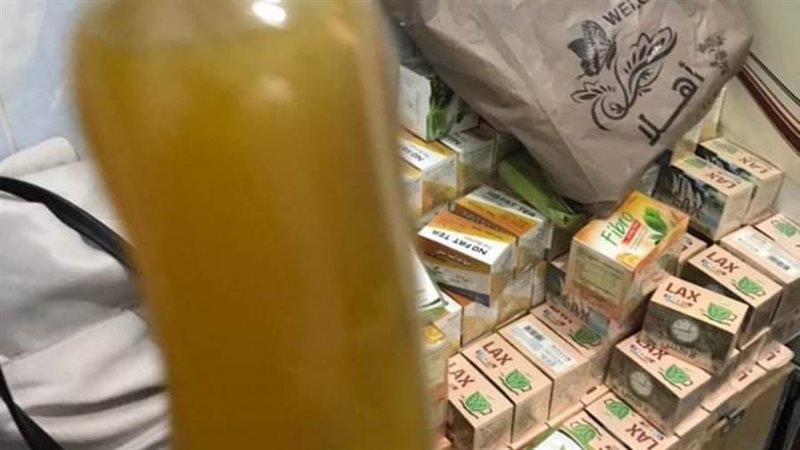 جانب من المضبوطات