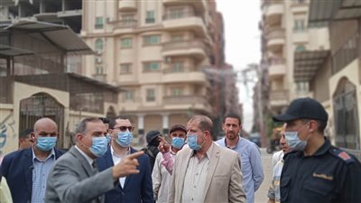 محافظ كفر الشيخ يتفقد أعمال الرصف بمحور سعد زغلول