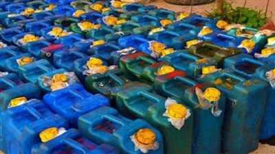 ضبط مصنع ملح بالمنطقة يخزن ٤٠٠٠لتر سولار مدعم