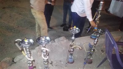 إعدام 11 شيشة وتحرير مخالفات عدم ارتداء كمامة في حملة بالبحيرة