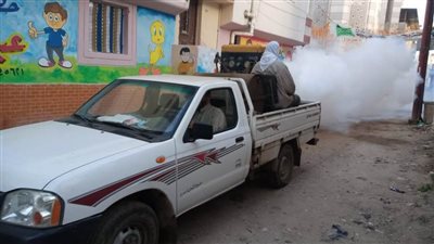 حملات مكبرة لمكافحة البعوض والذباب بمدن ومراكز البحيرة