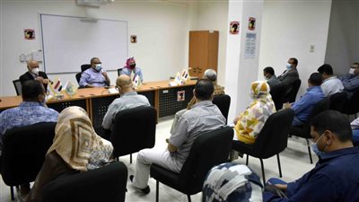 تشديد تطبيق الإجراءات الاحترازية لمواجهة كورونا بمياه سوهاج