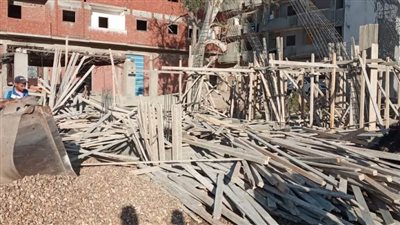 إيقاف أعمال مبنى مخالف بدمنهور بمحافظة البحيرة 